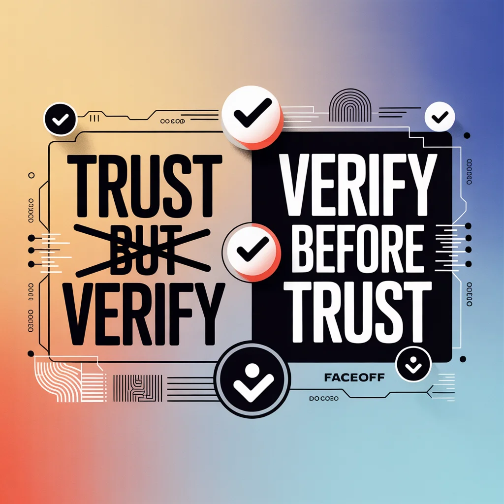 Trust But Verify to Verify Before Trust