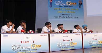 DTU wins the regional round of NTPC Electron Quiz