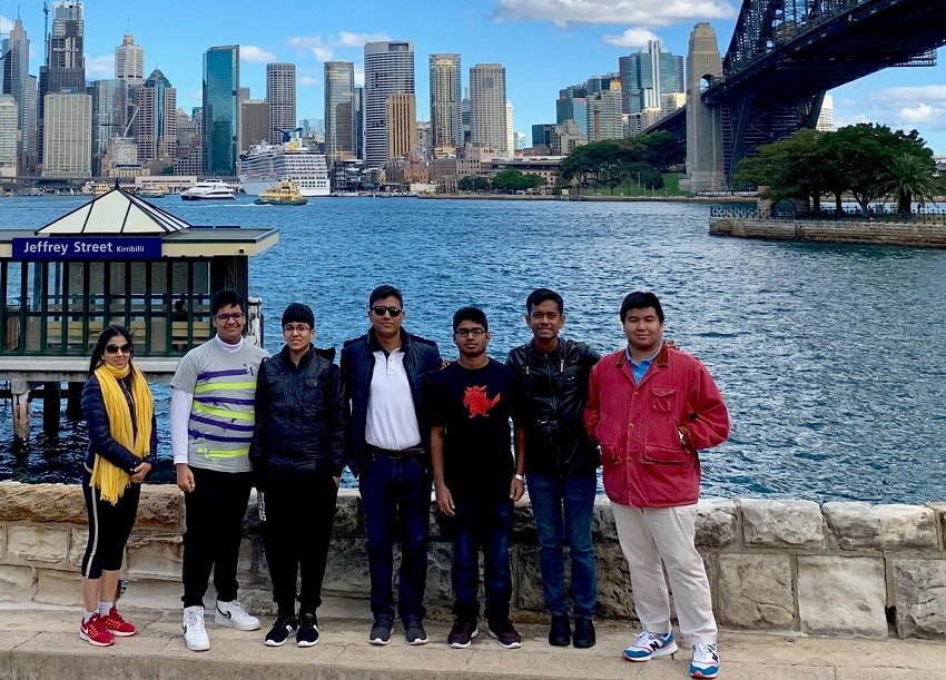 Indian students visit Sydney for prestigious Australian video competition