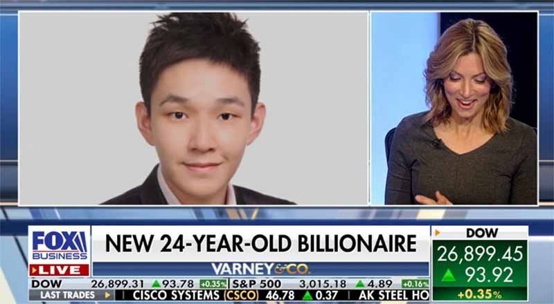 24-year-old becomes billionaire overnight