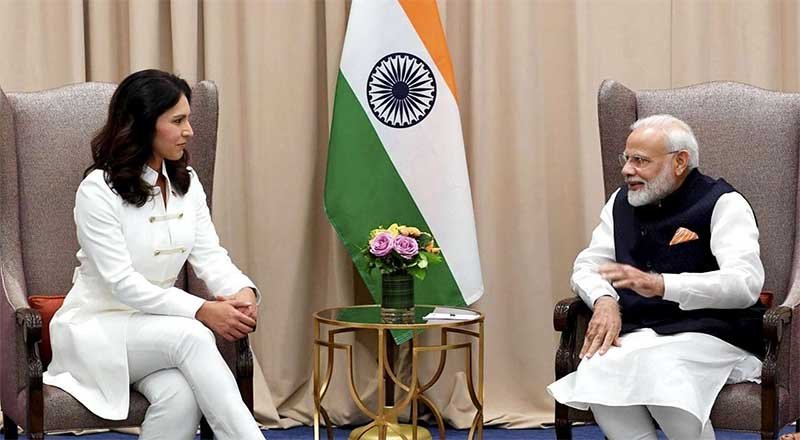 PM Modi Meets US Presidential Candidate Tulsi Gabbard