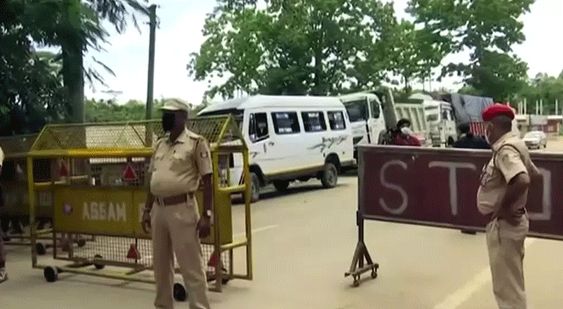 Assam government orders checking of all vehicles coming from Mizoram