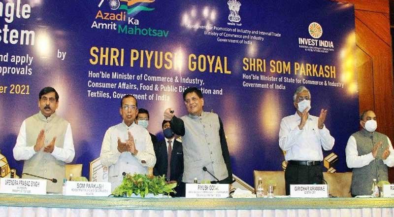 National Single Window System for Investors and Businesses Launched by Shri Piyush Goyal