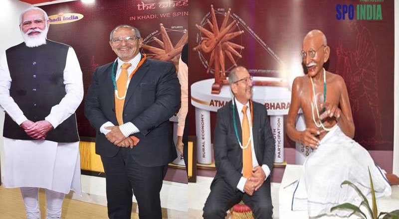 Khadi’s Global Popularity Attracts Mexican Ambassador to Khadi India Pavilion at IITF; Ambassador Appreciates Diversity of Khadi Fabric