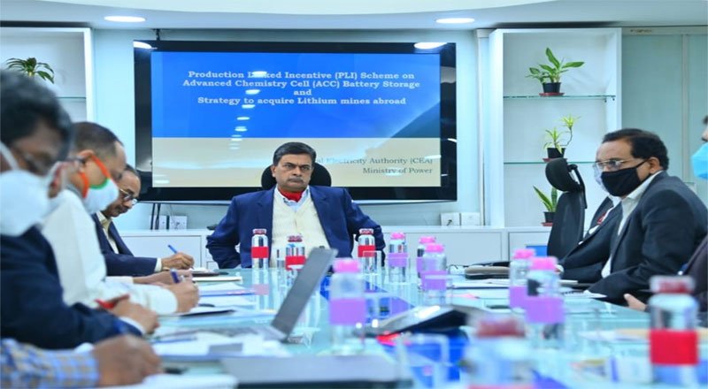 Power Minister chairs inter ministerial meeting on PLI Scheme for Battery Storage