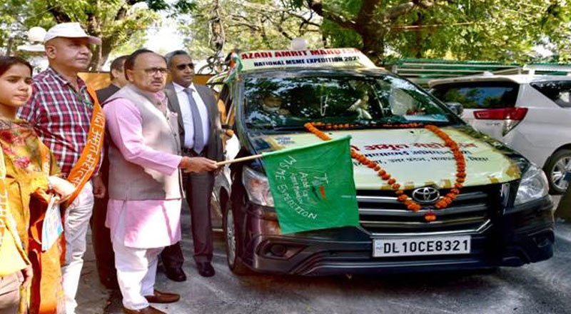 National MSME Expedition Team reached Delhi after covering 3500 kms in 12 days